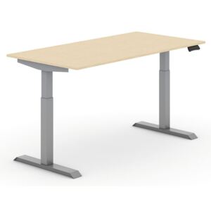 B2B Partner Výškovo nastaviteľný stôl, elektrický, 1600 x 800 mm, breza + Záruka 7 rokov