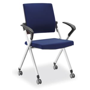 Konferenčná stolička Flexim, modrá