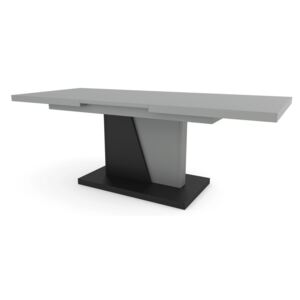 NOIR svetlo šedý/čierny - rozkladací, konferenčný stolík