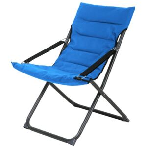 Skladacia záhradná stolička Bibione, modrá