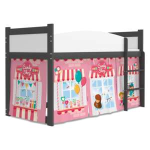 Vyvýšená detská posteľ TWISTER 184x80 cm - Cukrárna