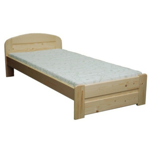 Drevená posteľ MAREK - smrek 200x120 - smrek