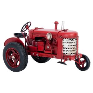 Kovový model traktora v retro štýle - 17 * 9 * 10 cm