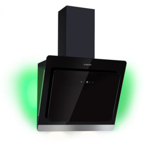 Klarstein Aurora Eco 60, digestor, 550 m³/h, LED displej, čierny