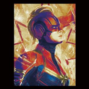 Rámovaný Obraz - Captain Marvel - Paint