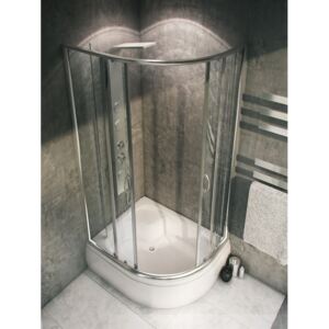 MAXMAX Sprchovací kút IMPULS PLUS 80x100 cm s vaničkou