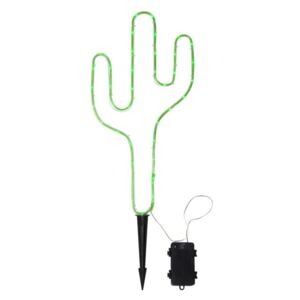 Zelené vonkajšie LED svietidlo v tvare kaktusu Best Season Tuby