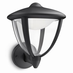 LED vonkajšie nástenné svietidlo Philips ROBIN 15470/30/16 - čierna