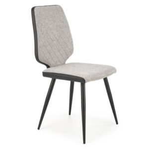 Jedálenská stolička K424 sivá / čierna