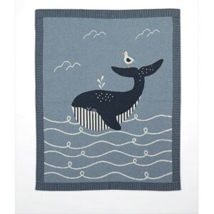 Pletená deka veľryba