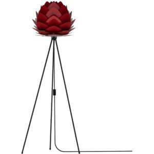 Aluvia mini stojacia lampa na trojnožke rubínovo-červená