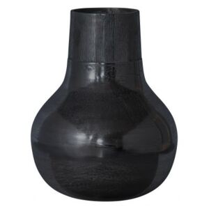 Metal váza XL, čierna