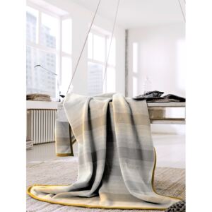 Biederlack Deka 'Cotton Home', šedá/béžová, 150x200cm