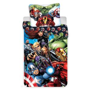 Jerry Fabrics Bavlnené licenčné obliečky Avengers 03