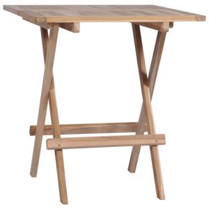 Skladací bistro stolík z teakového dreva 60x60x65 cm
