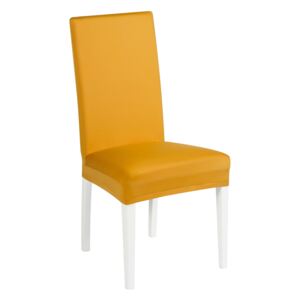 Blancheporte Jednofarebný bi-pružný poťah na stoličku, 2 ks šafranová súpr. 2ks