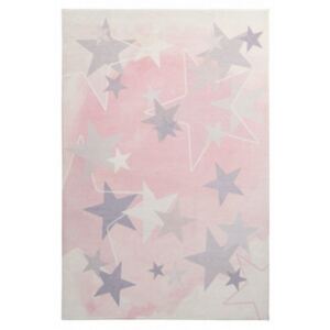 Dětský koberec Stars 410 pink 120 x 170 cm