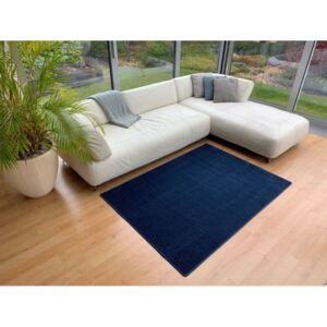 Kusový koberec Eton Lux tmavě modrý 50 x 80 cm