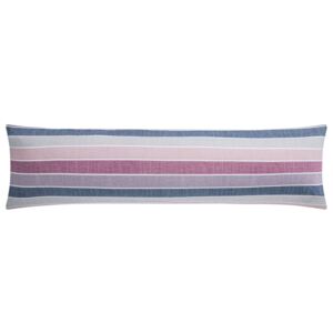 MERADISO® Renforcé poťah na vankúš, 145 x 40 cm (pruhy ružovo-fialová / modrá ), viacfarebná fialová / modrá (100304179)