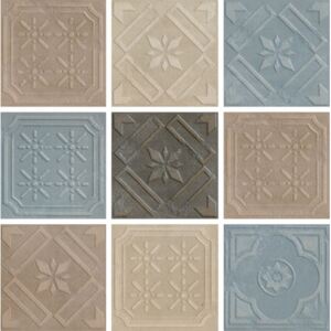 Obklad béžovo-hnedý patchwork mix 20,13x20,13cm FORMELLA MIX_4