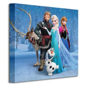 Obraz na plátne Disney Frozen Group 30x30cm WDC91229