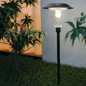 Záhradná solárna lampa stĺpiková