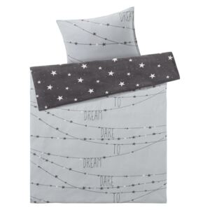 MERADISO® Posteľná bielizeň, 200 x 220 cm, viacfarebná / šedá (100268270)