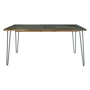 Jedálenský stôl Anaya, 160 cm, vintage hnedý
