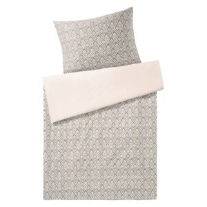 MERADISO® Saténová posteľná bielizeň, 140 x 200 cm, potlač / béžová (100288457)