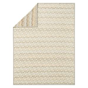 MERADISO® Bavlnená deka s vláknom dralon® , 150 x 200 cm, béžová. trojuholníky (100273751)