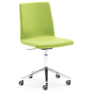 Konferenčná stolička Perry , Sitness funkcia, zelené čalúnenie