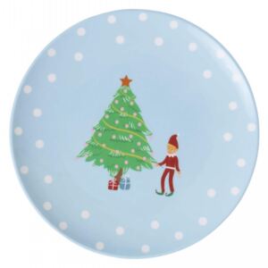 Melaminový vánoční talířek Xmas Elf