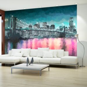 Fototapeta - Painted New York 100x70 cm