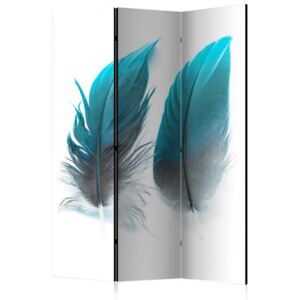 Paraván - Blue Feathers 135x172cm