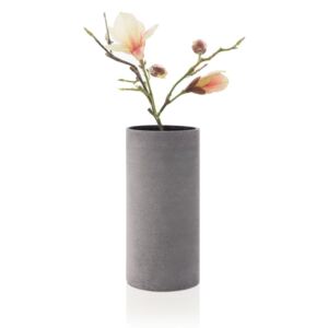 Sivá váza Blomus Bouquet, výška 29 cm