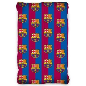 Futbalové licenčné prestieradlo FC Barcelona 90x200 cm