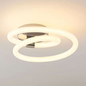 Lucande Lumka nástenné LED svietidlo v chróme