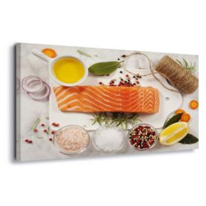 Obraz na plátne - Salmon Parcel 60x40 cm
