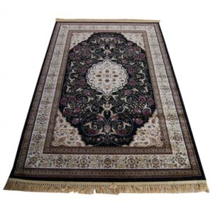 Luxusný kusový koberec Isra čierny, Velikosti 150x230cm