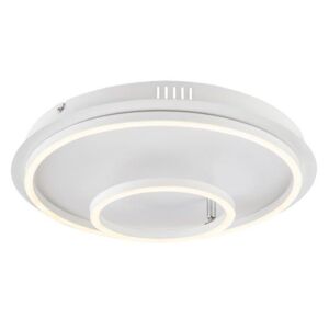GLOBO 67097-30DW WITTY stropné LED svietidlo 420 mm 30W/1400lm biele svetlo (3000K) IP20 biela