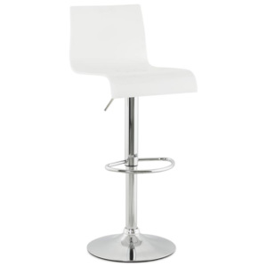 Moderná barová stolička Logan biela