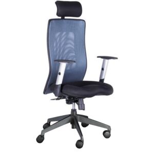 ALBA kancelárska stolička LEXA XL + 3D podhlavník,antracit