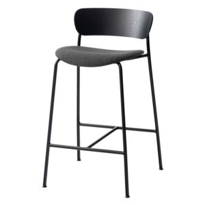 &Tradition Barová stolička Pavilion AV8 65 cm, black oak