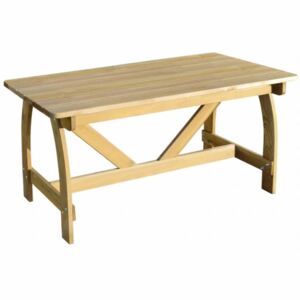 Záhradný stôl z borovicového dreva 150x74 cm