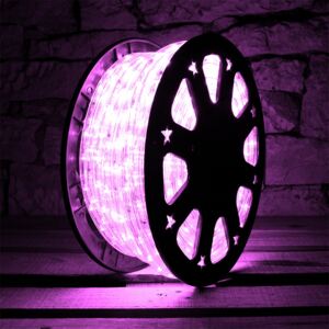 LED svetelná trubica - 50m, ružová, 1500 diód