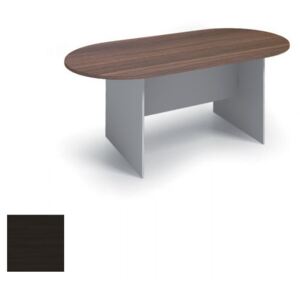 Rokovací stôl 1800 x 900 mm, oválny, orech