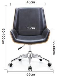 TP Living Kancelárska stolička RON čierna / orech