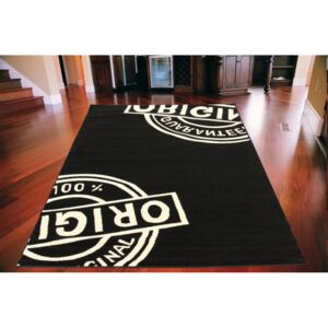 Kusový koberec PP Originál čierny, Velikosti 140x200cm