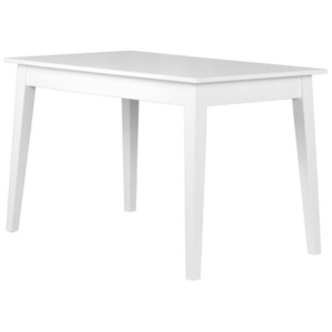 Biely rozkladací jedálenský stôl Durbas Style Otto, 120 × 73 cm