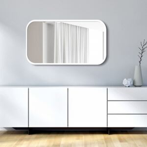 Dizajnové zrkadlo Mirel biele dz-mirel-biele-2981 zrcadla